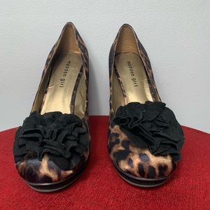 Madden Girl Salza Leopard Pumps High Heels 8.5